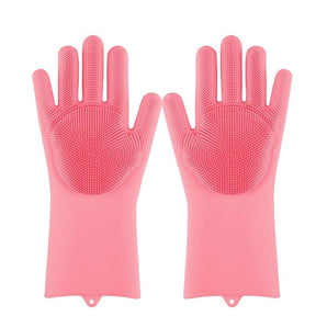 Luva de Silicone Magic Glove Rosa