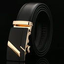 Cinto Masculino Social Executivo Couro Legítimo Fivela Metálica Automática