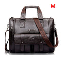 Pasta Masculina Executiva Maleta de Couro Legítimo Wellvo Handbag