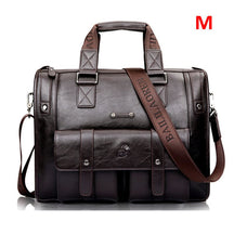 Pasta Masculina Executiva Maleta de Couro Legítimo Wellvo Handbag