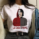 Camiseta Blusa Feminina Manga Curta La Casa De Papel