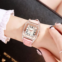Relógio Feminino de Pulso Analógico Quartzo Casual com Bracelete Sky Ladies
