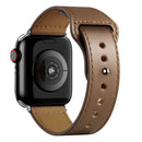 Pulseira de Couro Legítimo para Apple Watch IWO 38/40mm 42/44mm