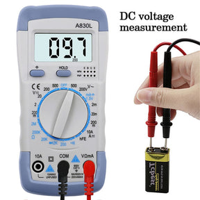 Multímetro Digital LCD Portátil Tensão Multi Teste AC DC A830L