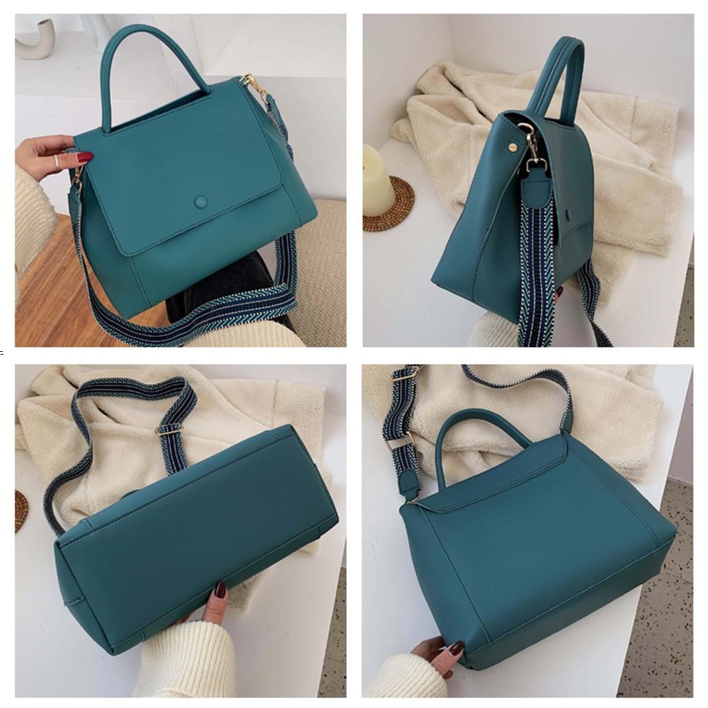 Bolsa Feminina de Couro Sintético Fashion