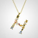 Colar de Prata 925 com Pingente Letra Inicial