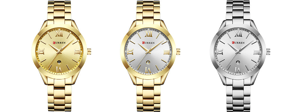 Relógio de Pulso Feminino Luxo Curren