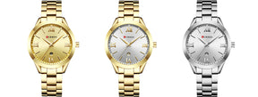 Relógio de Pulso Feminino Luxo Curren