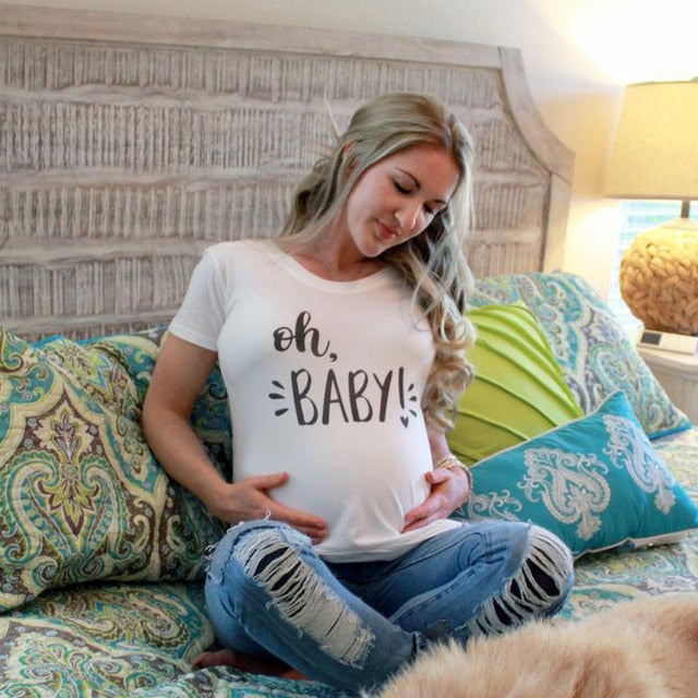 Camiseta Criativa Urbana Grávida Gestantes Divertida Frases Engraçadas