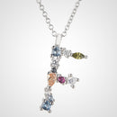 Colar de Prata 925 com Pingente Letra Inicial