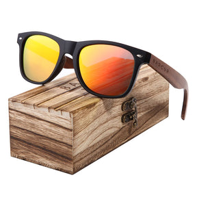 Óculos de Sol Masculino Madeira Pine Polarizado Barcur