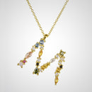 Colar de Prata 925 com Pingente Letra Inicial