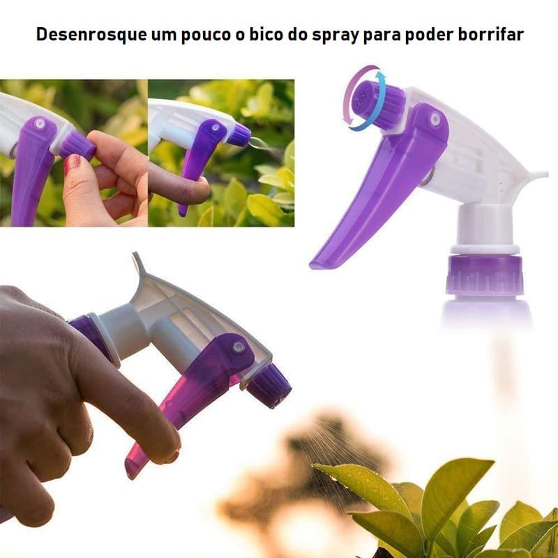 Kit de Jardinagem com Maleta Completo e spray borrifador