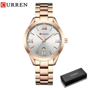 Relógio de Pulso Feminino Luxo Curren