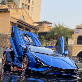 Miniatura Lamborghini Carrinho de Colecionador Sian FKP 37 1:18 Burago