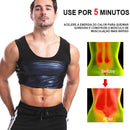 Camiseta Modeladora Masculina Feminina Cinta Redutora Térmica Neoprene