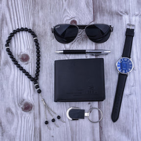 Kit de Moda Masculino e Feminino Presente Relógio Carteira Óculos de Sol Acessórios Completo