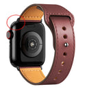 Pulseira de Couro Legítimo para Apple Watch IWO 38/40mm 42/44mm