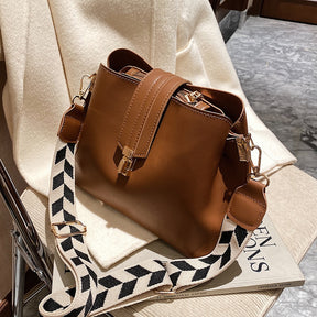Bolsa De Ombro Feminina de Couro Sintético Designer Fashion Lady