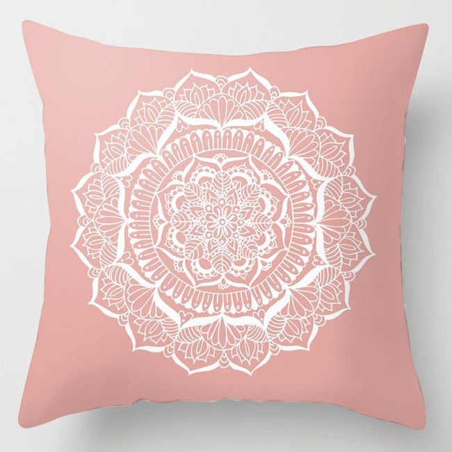 Capa para Almofada Decorativa Estampada com Zíper Home Decor 45*45cm