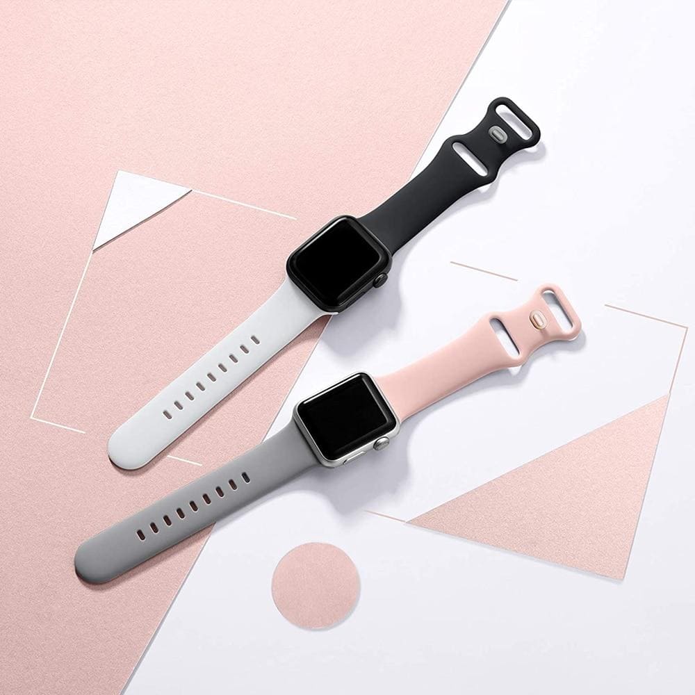 Pulseira de Silicone Strap para Smartwatch 38-40mm 42-44mm S/M M/L Apple Watch IWO