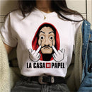 Camiseta Blusa Feminina Manga Curta La Casa De Papel