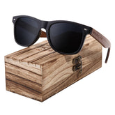 Óculos de Sol Masculino Madeira Pine Polarizado Barcur