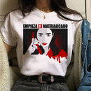 Camiseta Blusa Feminina Manga Curta La Casa De Papel