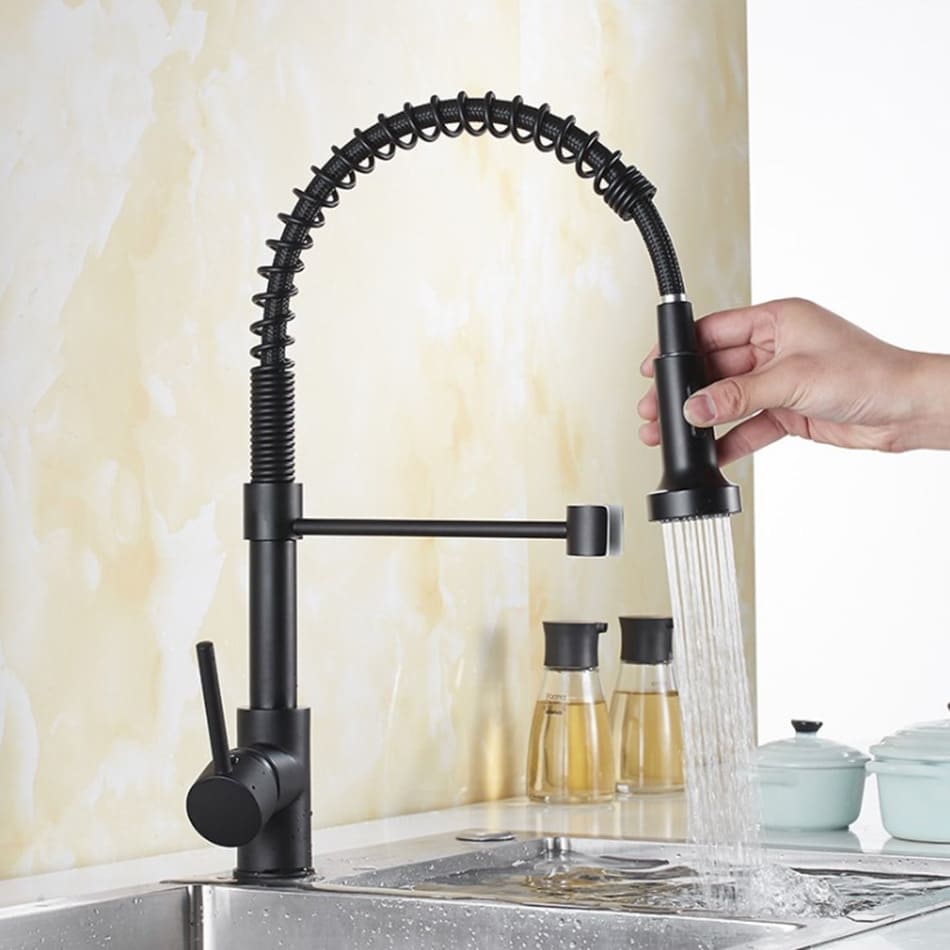 Torneira para Cozinha Monocomando com Bico Pulverizador