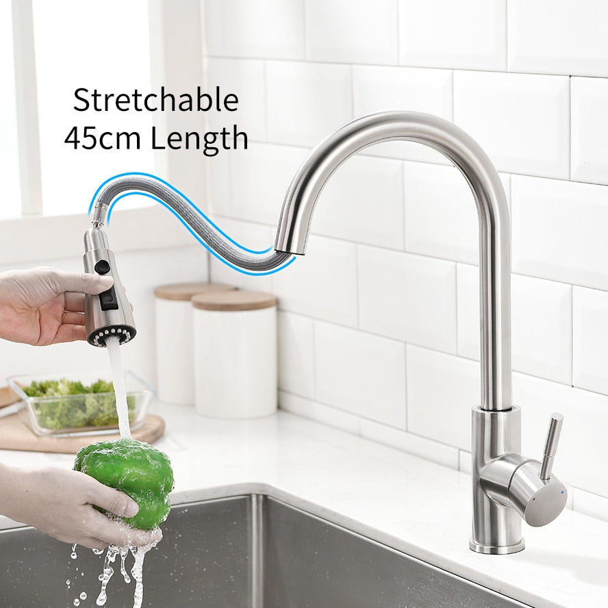 Torneira Inteligente para Cozinha com Abertura por Toque
