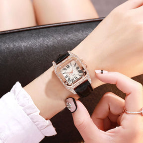 Relógio Feminino de Pulso Analógico Quartzo Casual com Bracelete Sky Ladies