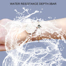 Relógio Feminino de Luxo Joias Hannah Martin Quartzo CH36-W à Prova D'Água