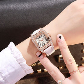 Relógio Feminino de Pulso Analógico Quartzo Casual com Bracelete Sky Ladies