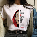 Camiseta Blusa Feminina Manga Curta La Casa De Papel