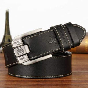 Cinto Masculino de Couro Ecológico Sintético Casual Jeep Field