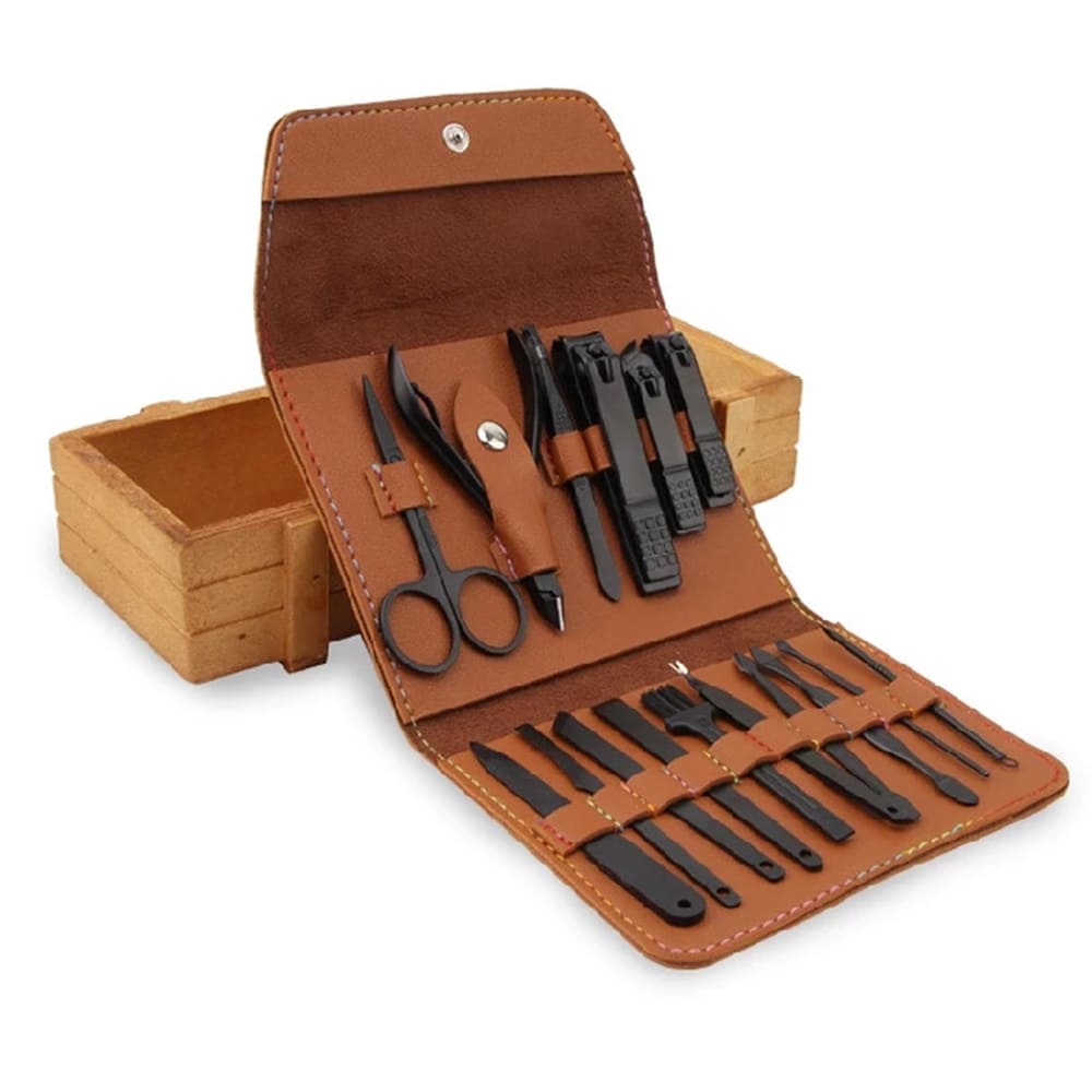 Kit Manicure Pedicure Conjunto Profissional Ferramentas de Aço Inoxidável