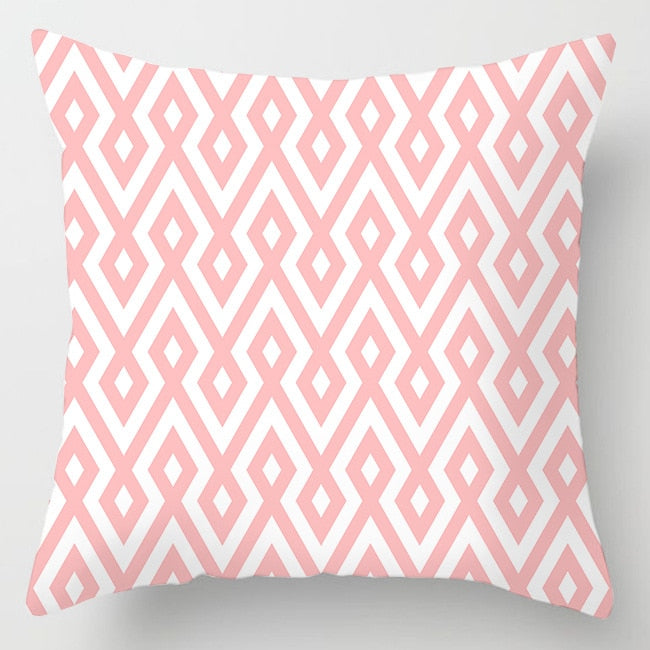 Capa para Almofada Decorativa Estampada com Zíper Home Decor 45*45cm
