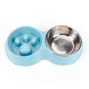 Comedouro para Cachorro e Gato Bebedouro com Suporte e Tigela Inox