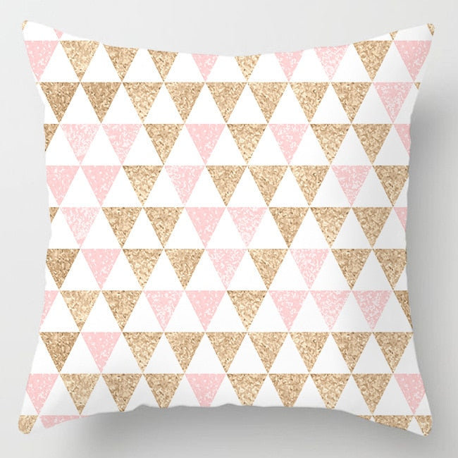 Capa para Almofada Decorativa Estampada com Zíper Home Decor 45*45cm