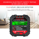 Verificador de Tensão Elétrica Testador de Tomada Com Display 90-250v Habotest