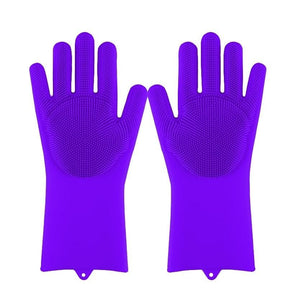 Luva de Silicone Magic Glove Roxo