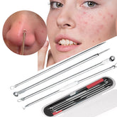 Removedor de Cravos e Espinhas Kit Pinça Extrator Profissional