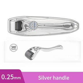 Dermaroller System Microagulhamento 540 Agulhas cor gold microagulha 0.25mm
