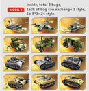 Blocos De Montar +1000 Peças Infantil Brinquedo Estilo Lego High-Tech Military