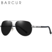Óculos de Sol Aviador Masculino de Alumínio Polarizado Classic Vintage Barcur