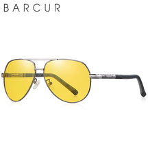 Óculos de Sol Aviador Masculino de Alumínio Polarizado Classic Vintage Barcur