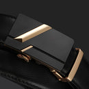 Cinto Masculino Social Executivo Couro Legítimo Fivela Metálica Automática