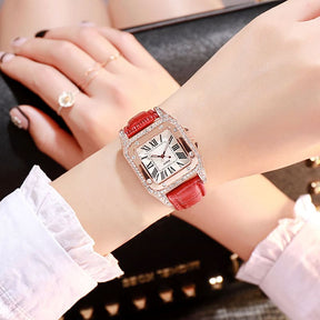 Relógio Feminino de Pulso Analógico Quartzo Casual com Bracelete Sky Ladies