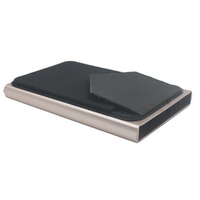 Carteira Minimalista Antifurto Automática Pop Up Com Porta Cédulas e Cartões Anti RFID Blocking