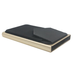 Carteira Minimalista Antifurto Automática Pop Up Com Porta Cédulas e Cartões Anti RFID Blocking